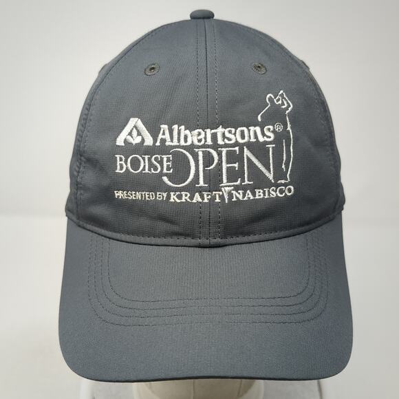 Albertsons Boise Open Strapback Hat Gray One Size Embroidered Nike Golf - Picture 2 of 10